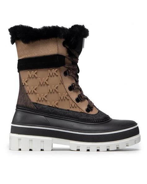 michael kors ozzie ankle boot|Ozzie Metallic Logo Boot .